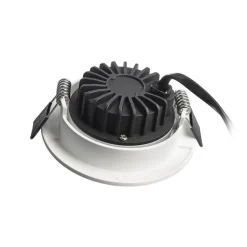 Plafond inbouwlamp Dione, IP44, 4.000 K, wit, dimbaar