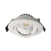 Plafond inbouwlamp Dione, IP44, 2.700 K, wit, dimbaar
