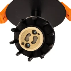 Plafond inbouwspot Eye Fit, 1-lamp, zwart