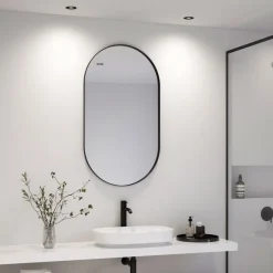 Plafond inbouwspot Rosalee, zwart, IP65, CCT schakelaar