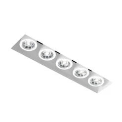 Plafondinbouwspot Olympia T233 5-lamps