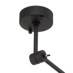 Plafondlamp 808 verstelbaar 1-lamp zwart/goud