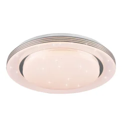 Plafondlamp Atria, Ø 48 cm, wit, kunststof, CCT