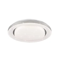 Plafondlamp Atria, Ø 38 cm, wit, kunststof, CCT