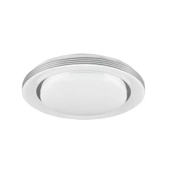 Plafondlamp Atria, Ø 38 cm, wit, kunststof, CCT