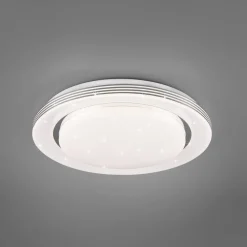 Plafondlamp Atria, Ø 38 cm, wit, kunststof, CCT