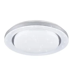 Plafondlamp Atria, Ø 58 cm, wit, kunststof, CCT