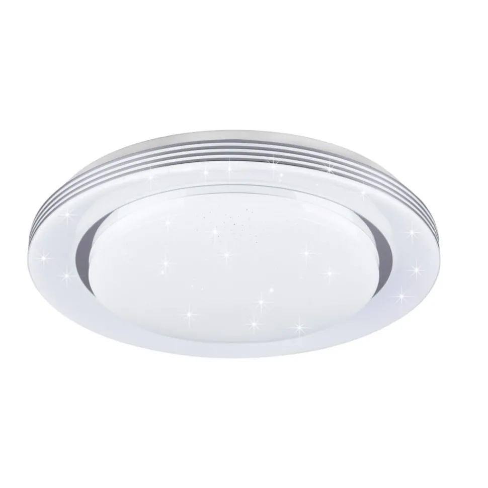 Plafondlamp Atria, Ø 58 cm, wit, kunststof, CCT