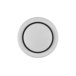 Plafondlamp Atria, Ø 38 cm, zwart, kunststof, CCT