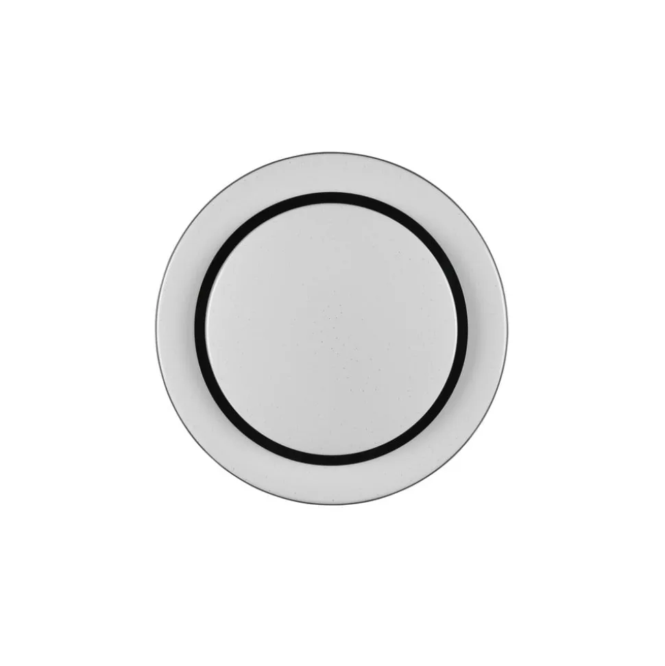 Plafondlamp Atria, Ø 38 cm, zwart, kunststof, CCT