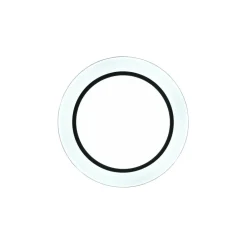 Plafondlamp Atria, Ø 38 cm, zwart, kunststof, CCT