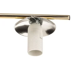 Plafondlamp Aurora, goud, Ø 50 cm, 4-lamps, glas, E14