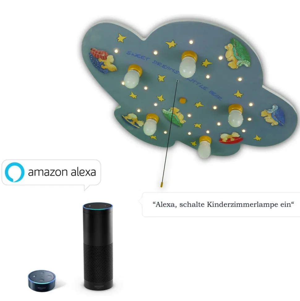 Plafondlamp Beertje met sluimerfunctie