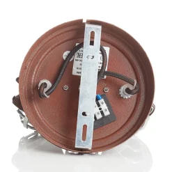 Plafondlamp Bente roest rond met 2 lampjes