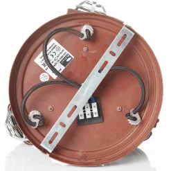 Plafondlamp Bente roest rond met 3 lampjes