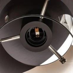 Plafondlamp Beth met rookglas, 3-lamps