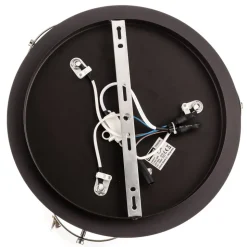 Plafondlamp Beth met rookglas, 3-lamps