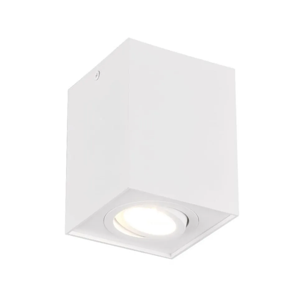 Plafondlamp Biscuit, 1-lamp, wit