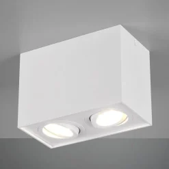 Plafondlamp Biscuit, 2-lamps, wit