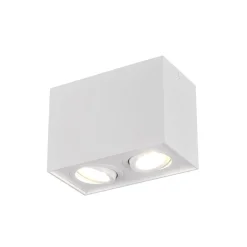 Plafondlamp Biscuit, 2-lamps, wit