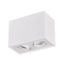 Plafondlamp Biscuit, 2-lamps, wit