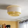 Plafondlamp Boho, Ø 45 cm ecru/jute
