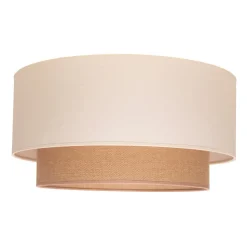 Plafondlamp Boho, Ø 45 cm ecru/jute