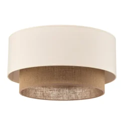 Plafondlamp Boho, Ø 45 cm ecru/jute