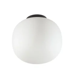 Plafondlamp Bombo van matglas Ø 19 cm