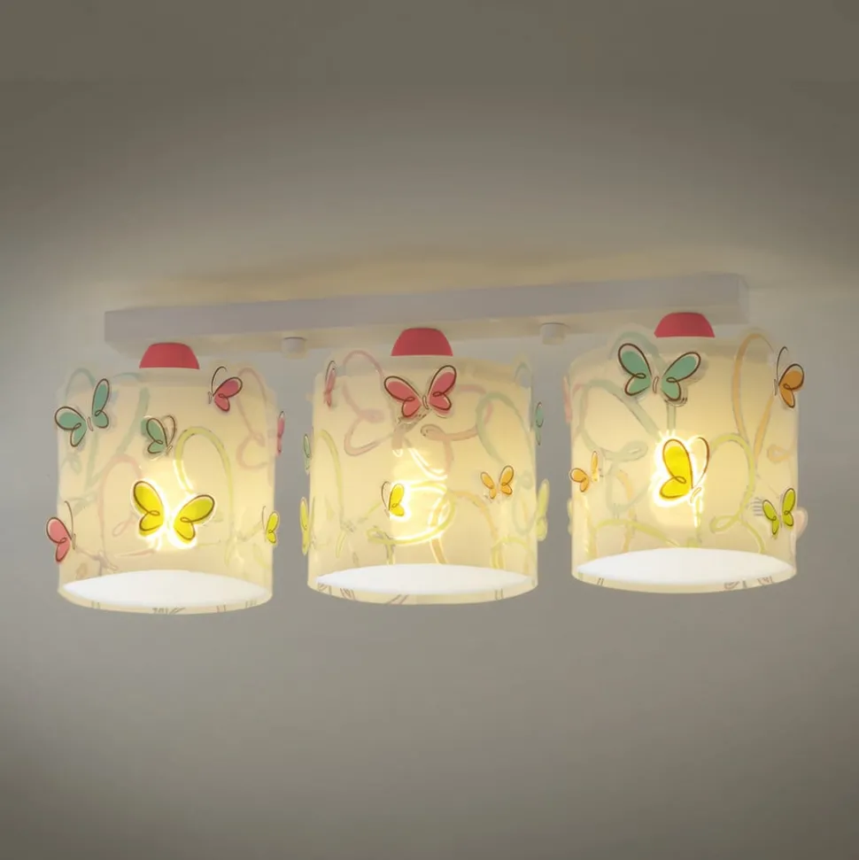 Plafondlamp Butterfly voor de kinderkamer