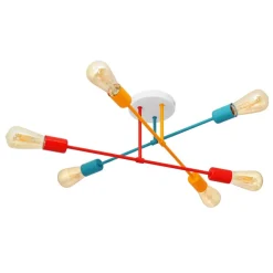 Plafondlamp Cambridge, 6-lamps