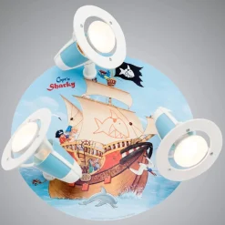Plafondlamp Capt'n Sharky voor de kinderkamer