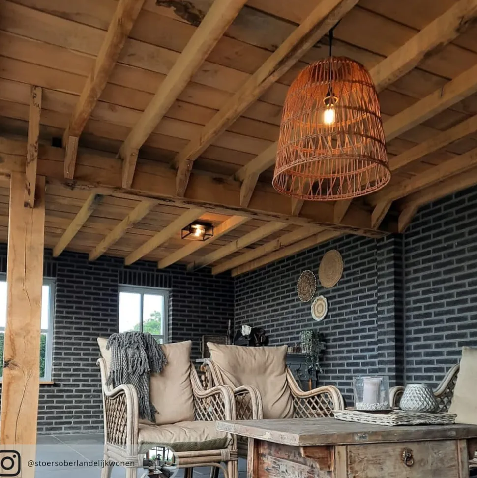 Plafondlamp Carlyn badkamer 2-lamps zwart