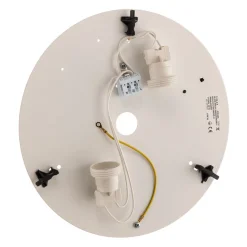 Plafondlamp Cleo 300, Ø 30 cm grijs