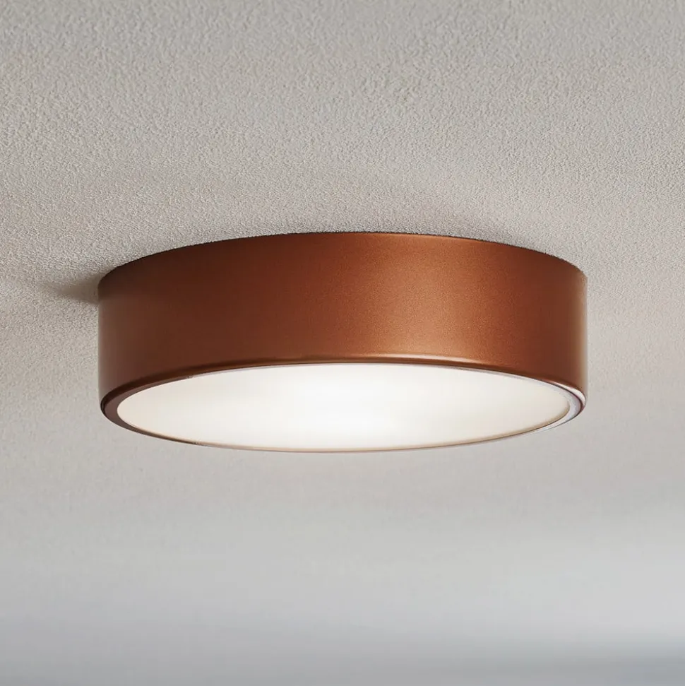Plafondlamp Cleo 300, Ø 30 cm koper