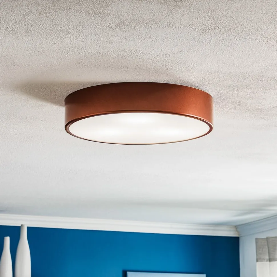 Plafondlamp Cleo 400, Ø 40 cm koper