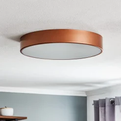 Plafondlamp Cleo 500, Ø 50 cm koper