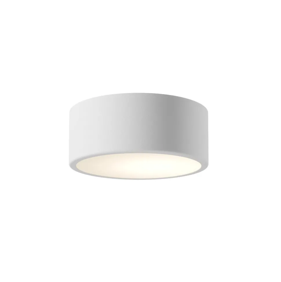 Plafondlamp Cleo, Ø 20 cm, IP20, wit, metaal, E27