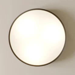 Plafondlamp Cleo, Ø 40 cm, IP20, zwart, metaal, E27