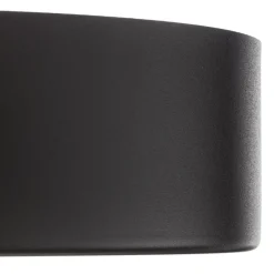 Plafondlamp Cleo, Ø 30 cm, IP20, zwart, metaal, E27