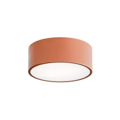 Plafondlamp Cleo, Ø 20 cm, IP54, koperkleurig, metaal, E27