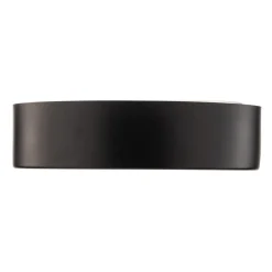 Plafondlamp Cleo 300, IP54, Ø 30 cm zwart