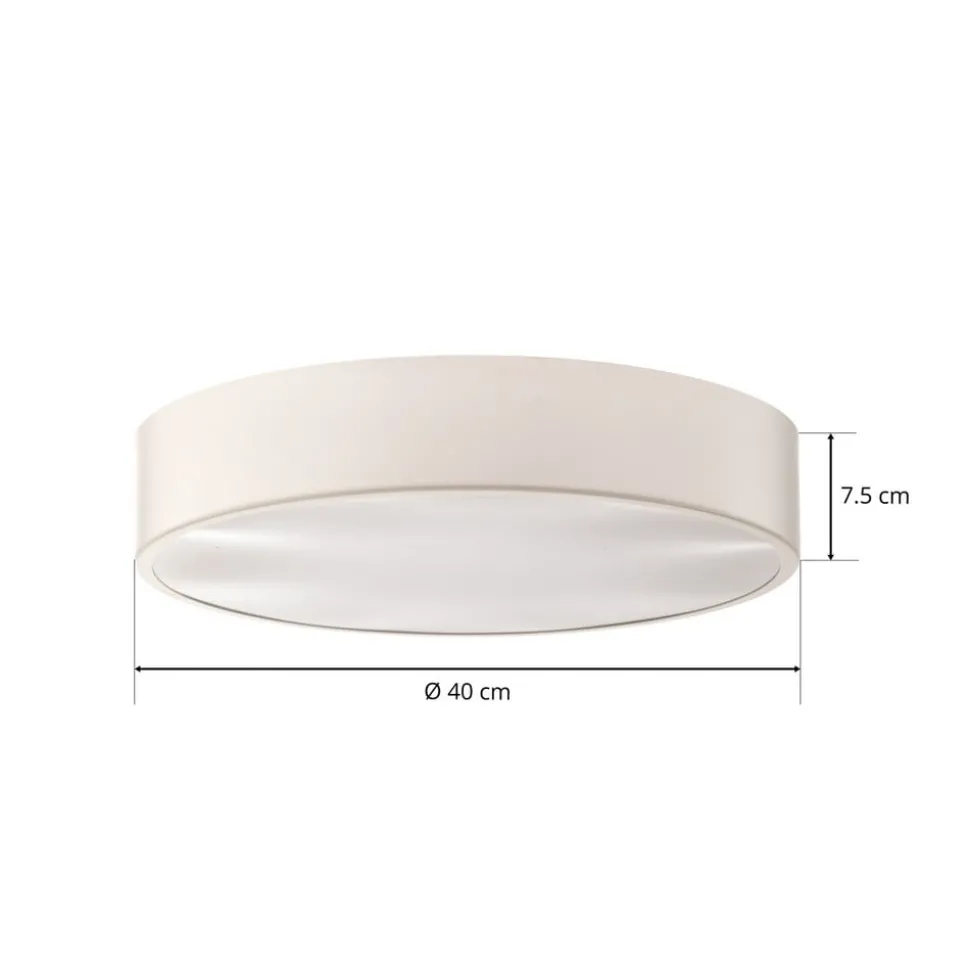 Plafondlamp Cleo 400, IP54, Ø 40 cm wit