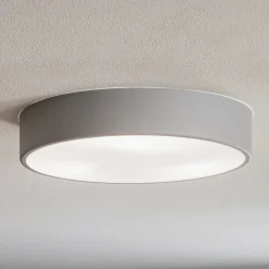 Plafondlamp Cleo 400, IP54, Ø 40 cm grijs