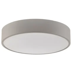 Plafondlamp Cleo 400, IP54, Ø 40 cm grijs