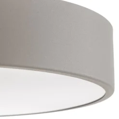 Plafondlamp Cleo 400, IP54, Ø 40 cm grijs