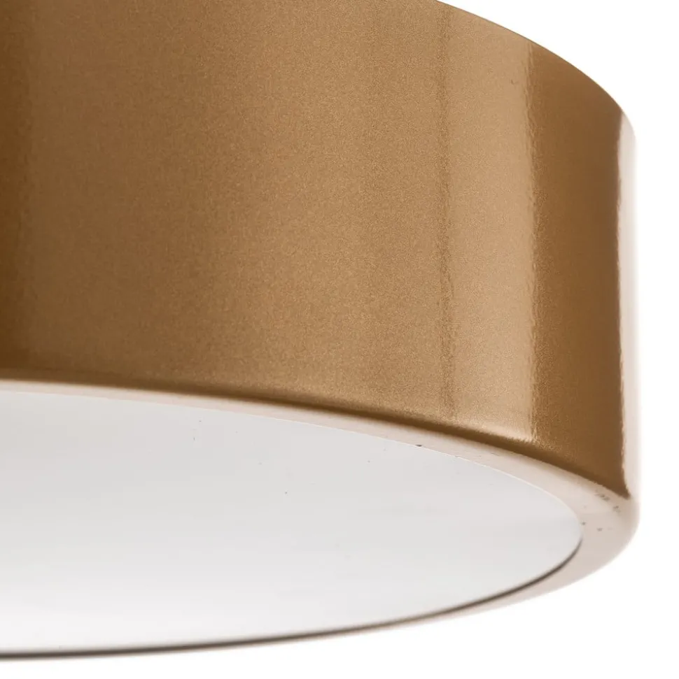Plafondlamp Cleo 300, IP54, Ø 30 cm goud
