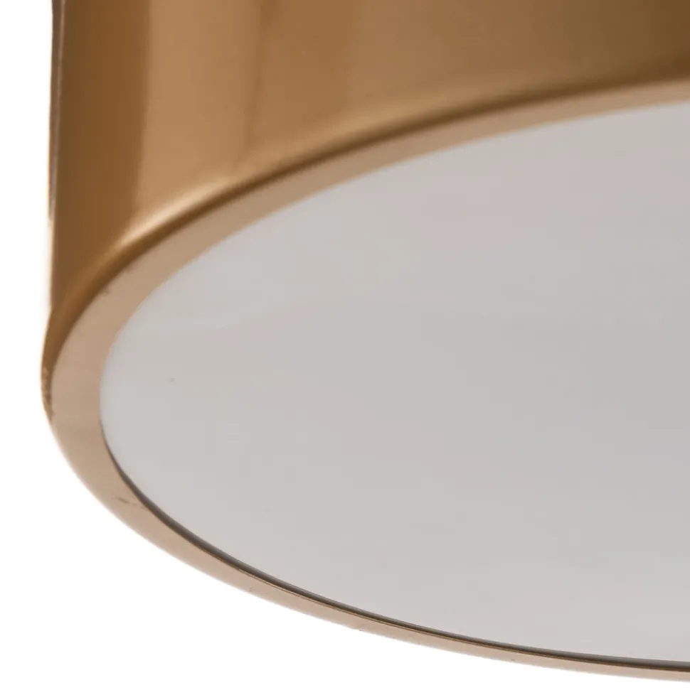 Plafondlamp Cleo 300, IP54, Ø 30 cm goud