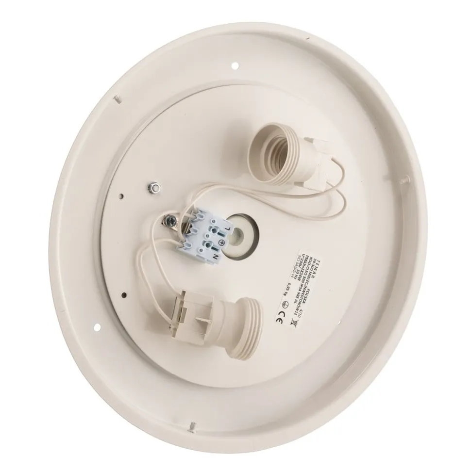 Plafondlamp Cleo 300, IP54, Ø 30 cm goud