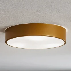 Plafondlamp Cleo 400, IP54, Ø 40 cm goud